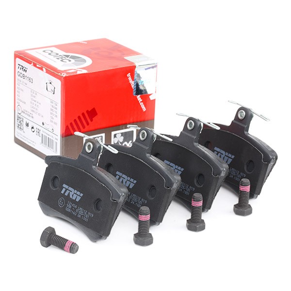 Image of TRW GDB1163 Brake pad set