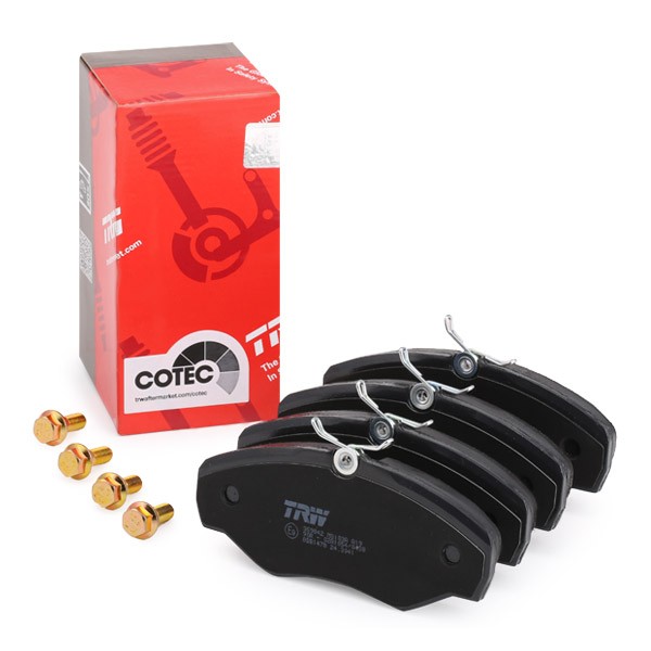 Image of TRW GDB1478 Brake pad set