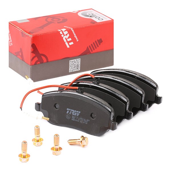 Image of TRW GDB1503 Brake pad set