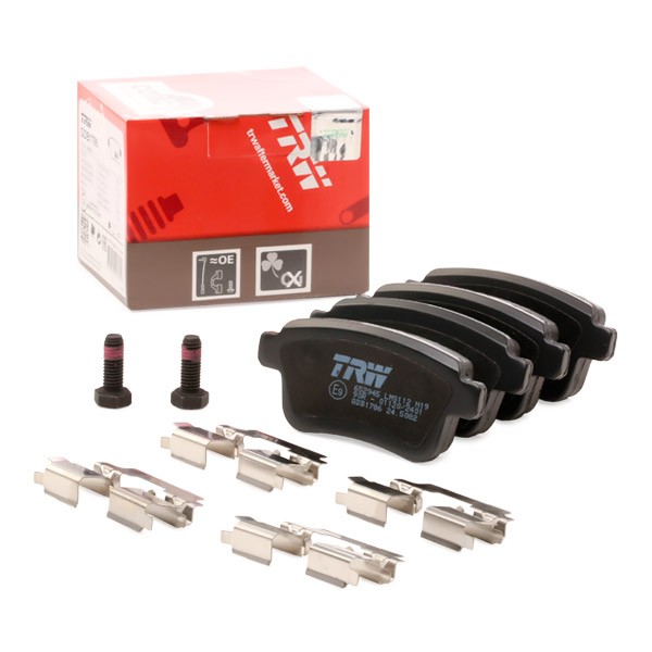 Image of TRW GDB1786 Brake pad set