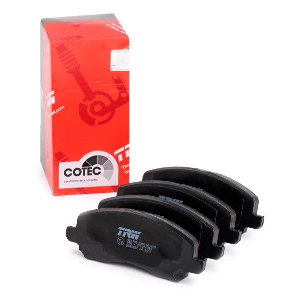 Image of TRW GDB3287 Brake pad set