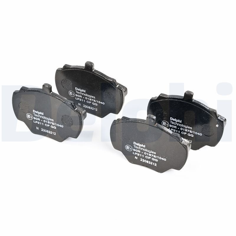 Image of DELPHI LP211 Brake pad set