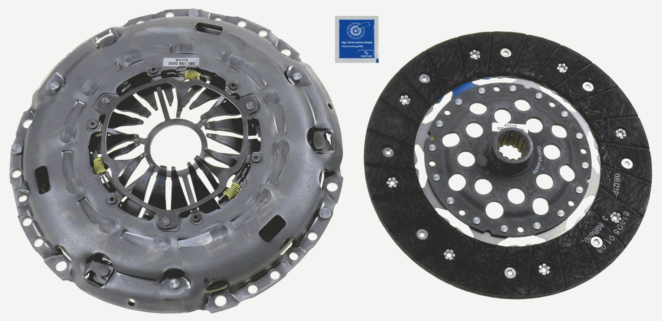 Image of SACHS 3000 951 190 Clutch kit