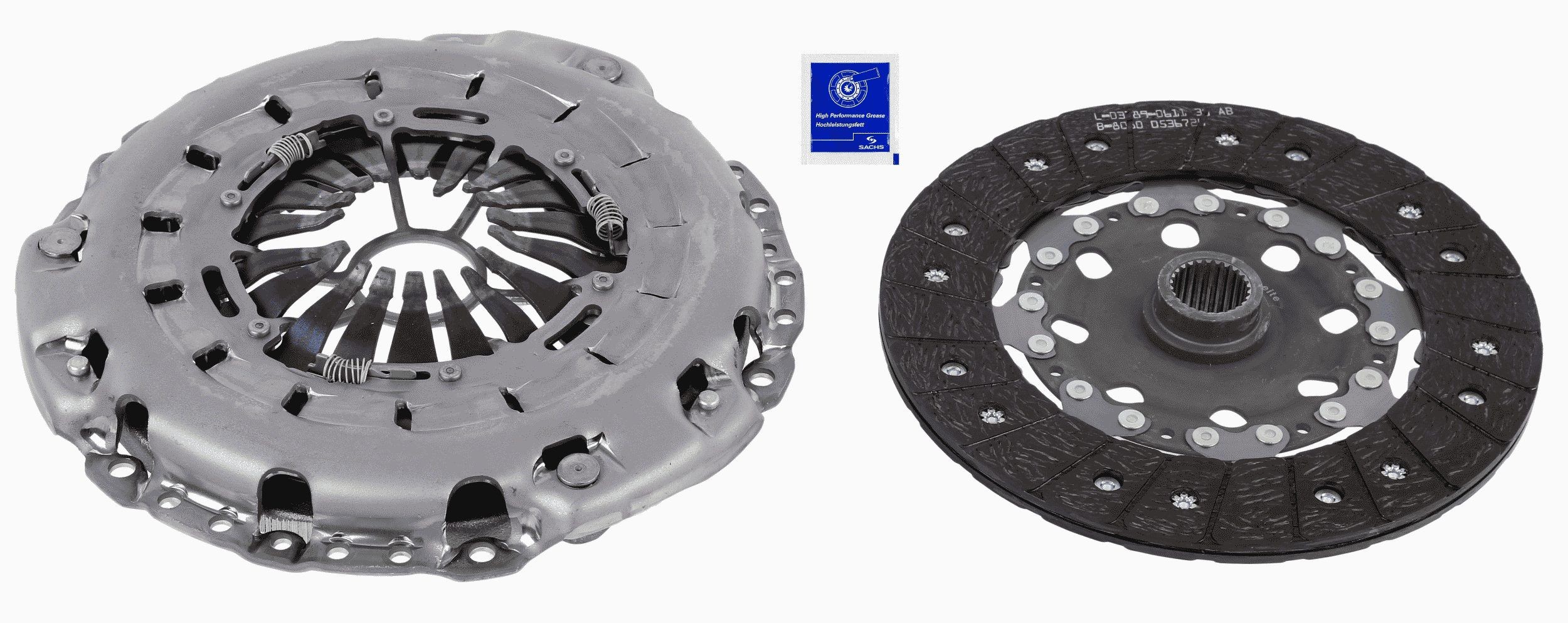 Image of SACHS 3000 951 784 Clutch kit