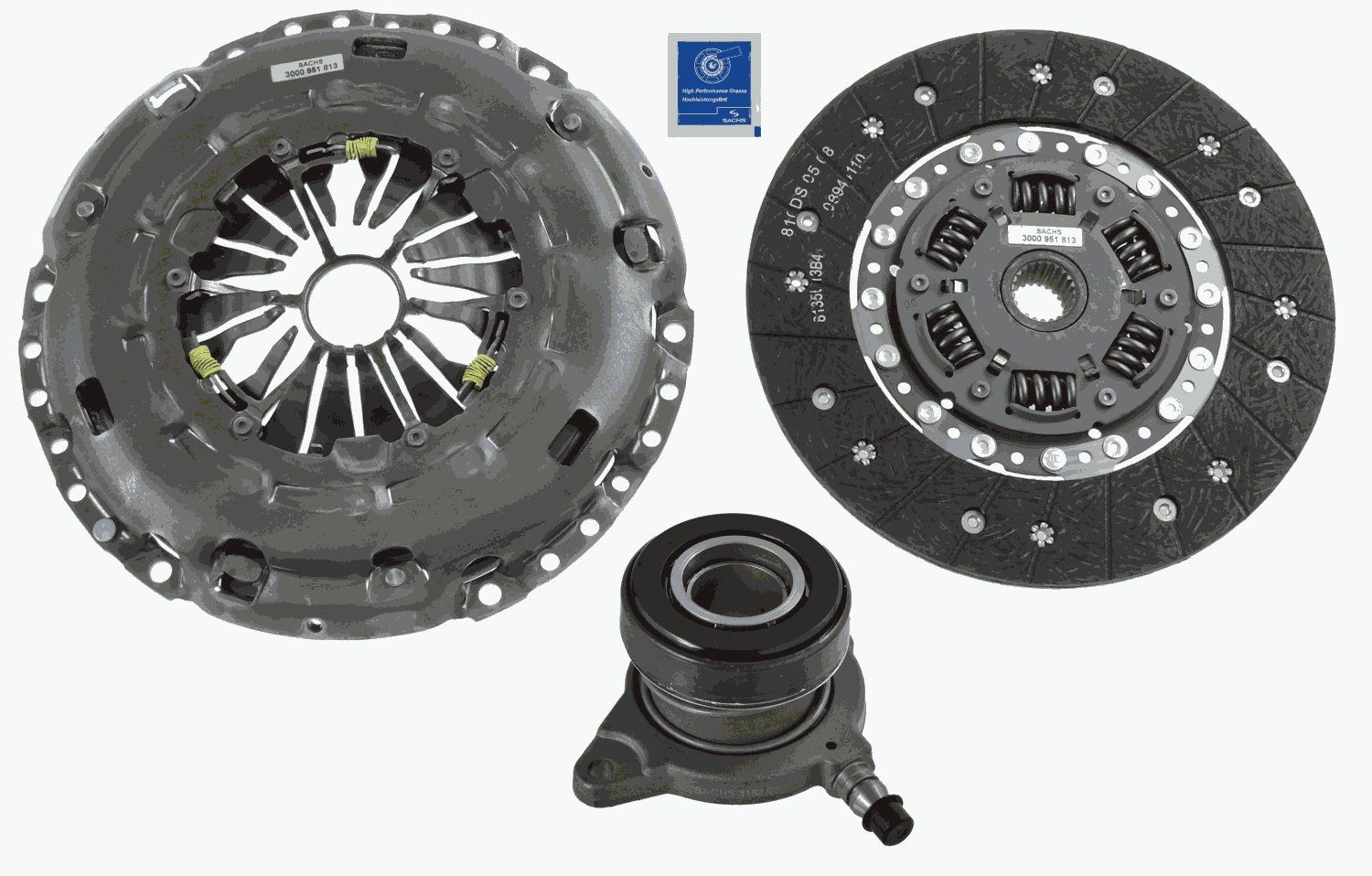 Image of SACHS 3000 990 181 Clutch kit