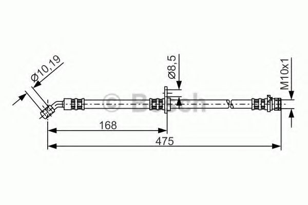 Image of BOSCH 1 987 481 326 Brake hose