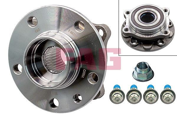 Image of FAG 713 6063 60 Wheel bearing kit