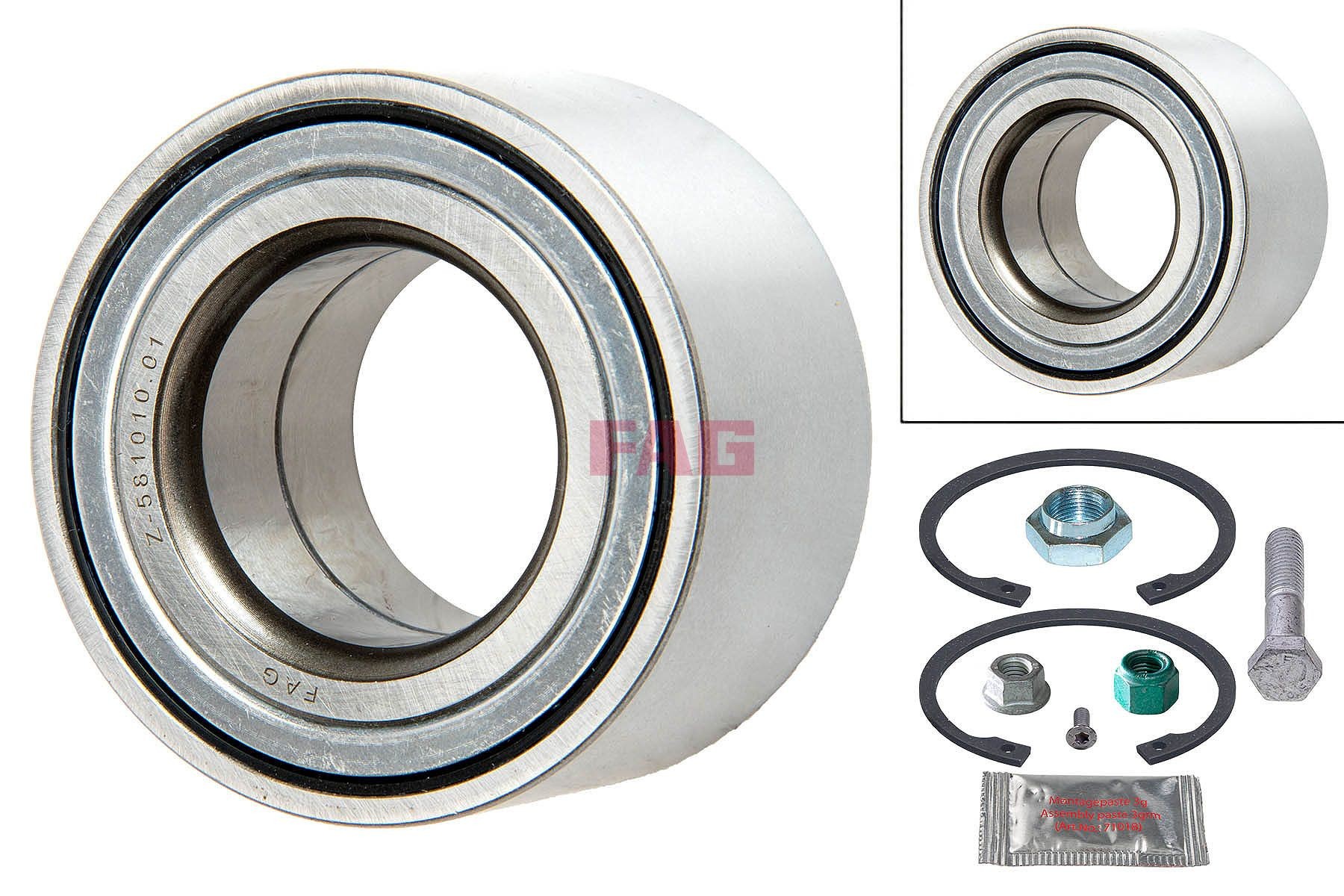 Image of FAG 713 6101 80 Wheel bearing kit