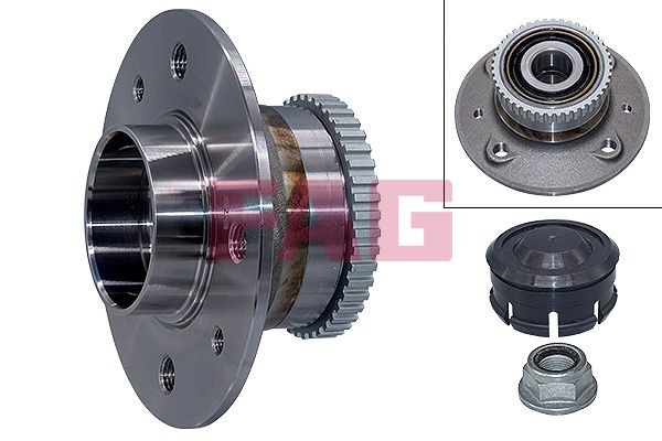 Image of FAG 713 6309 80 Wheel bearing kit
