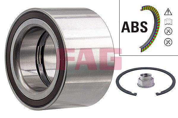Image of FAG 713 6450 40 Wheel bearing kit