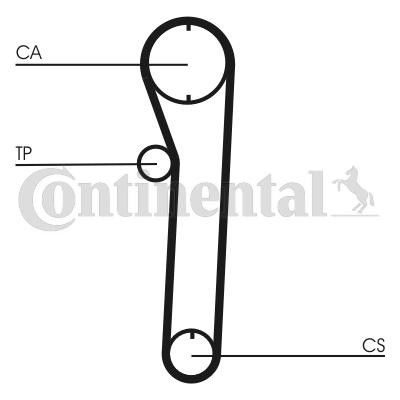 Image of CONTITECH CT680 Timing Belt