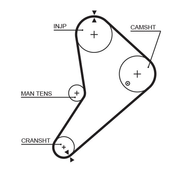 Image of GATES 5021 Timing Belt