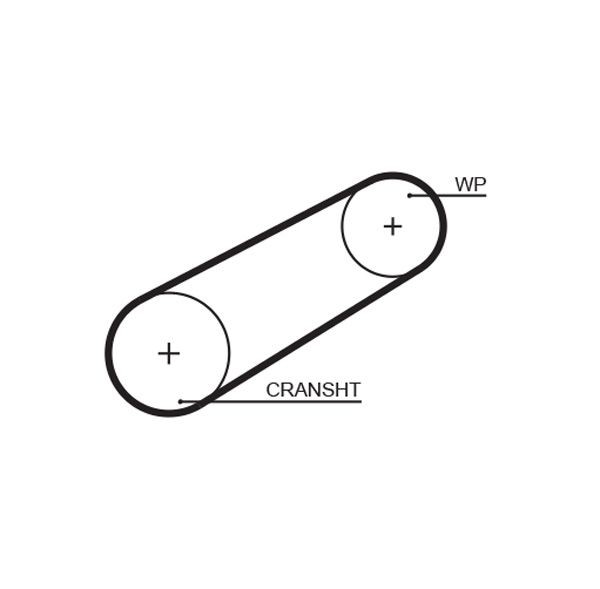 Image of GATES 5042 Timing Belt