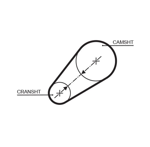 Image of GATES 5498XS Timing Belt