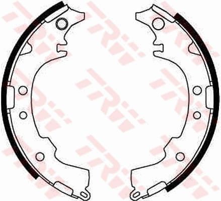 Image of TRW GS8652 Brake Shoe Set