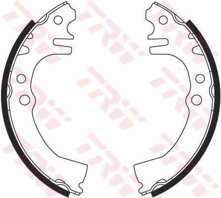 Image of TRW GS8699 Brake Shoe Set