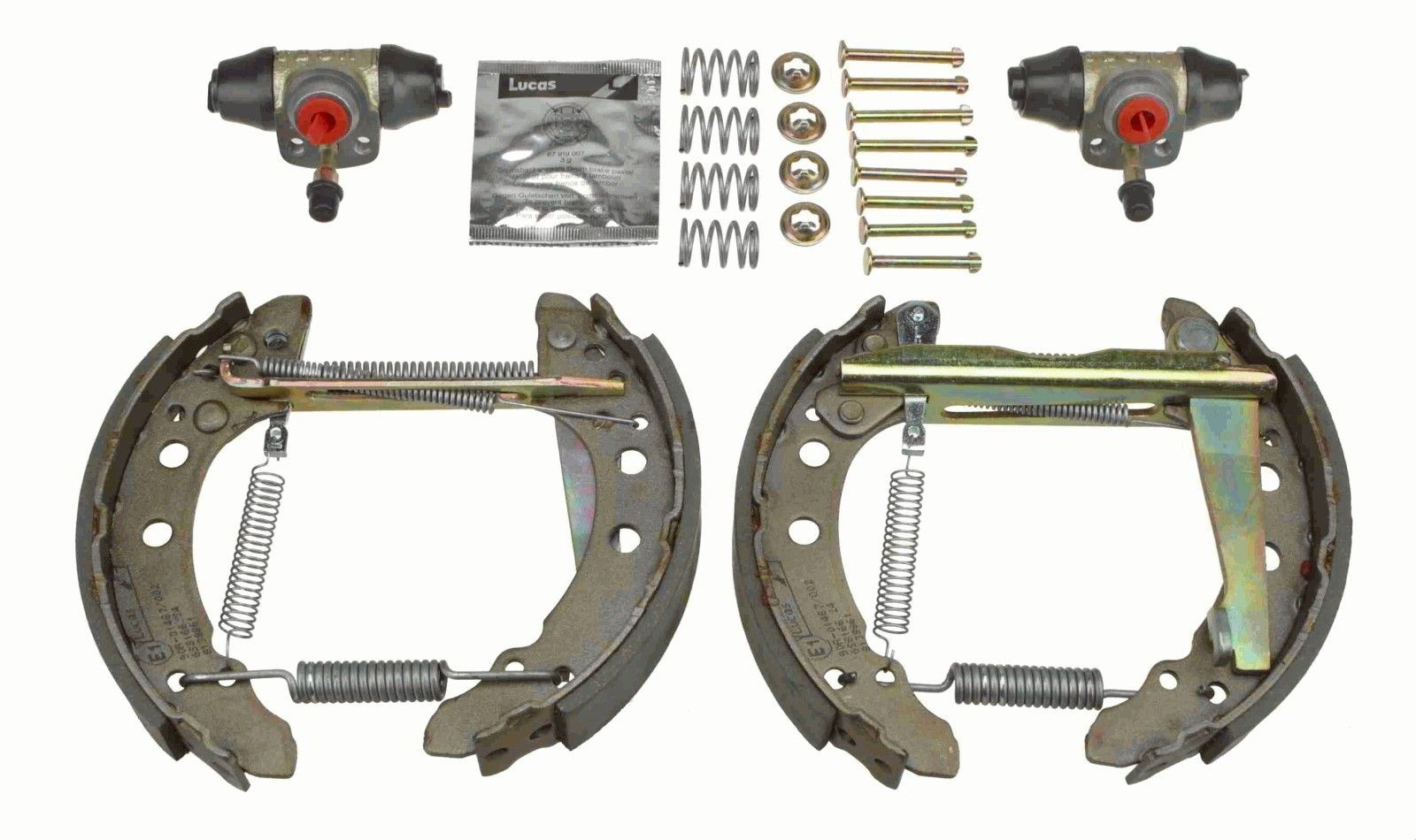 Image of TRW GSK1500 Brake Set, drum brakes