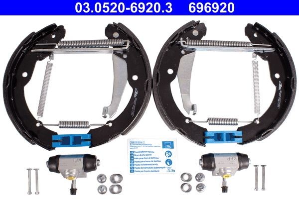 Image of ATE 03.0520-6920.3 Brake Set, drum brakes