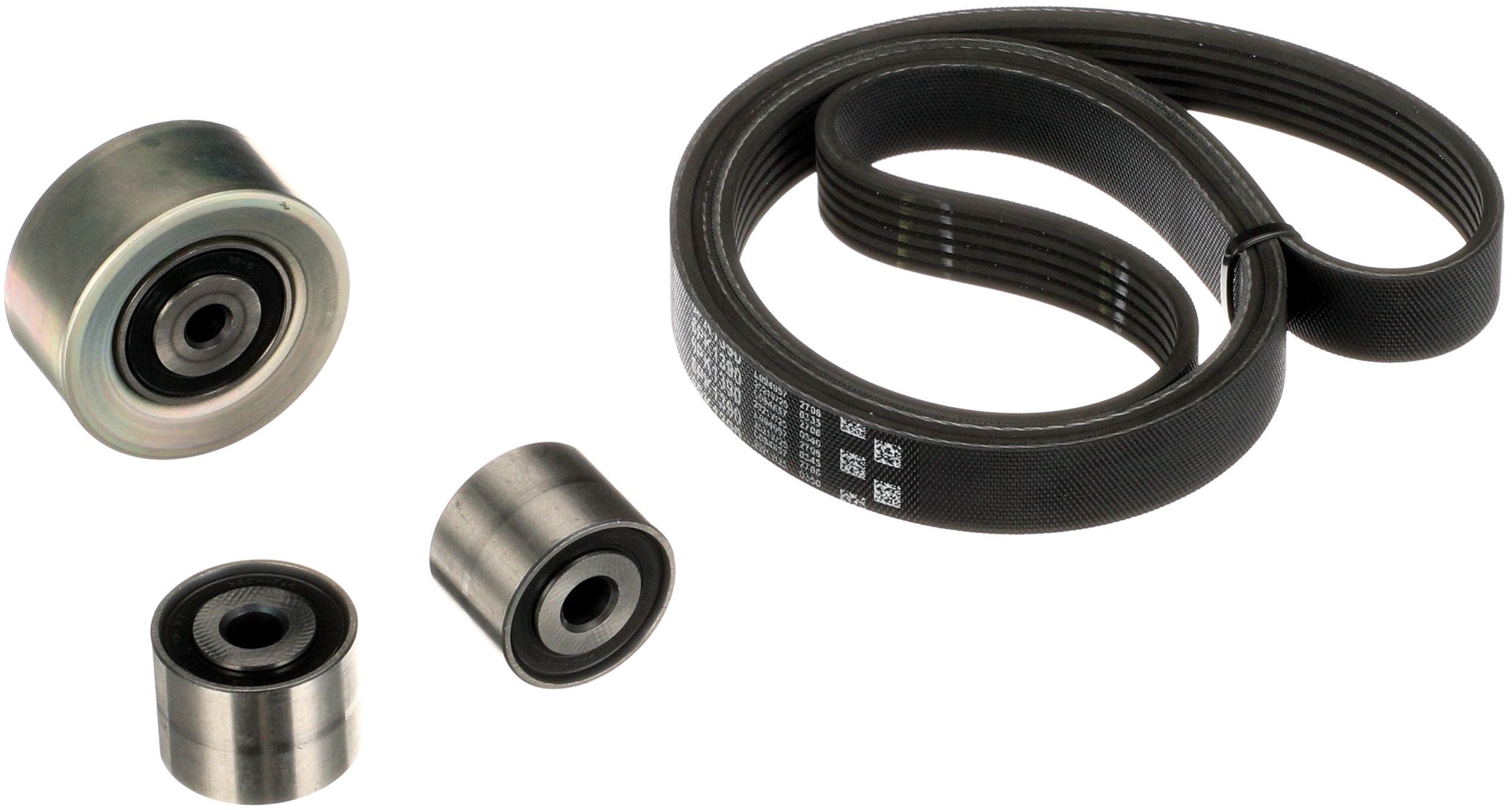 Image of GATES K016PK1390 V-Ribbed Belt Set