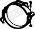 Image of WALKER 81584 Holder, exhaust system