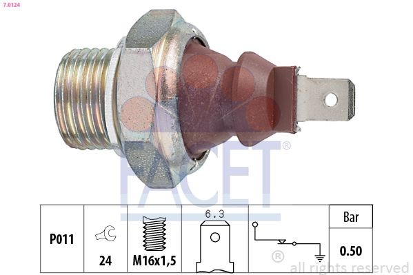Image of FACET 7.0183 Oil Pressure Switch