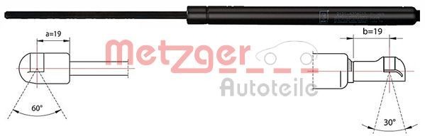 METZGER 2110363 Bonnet strut