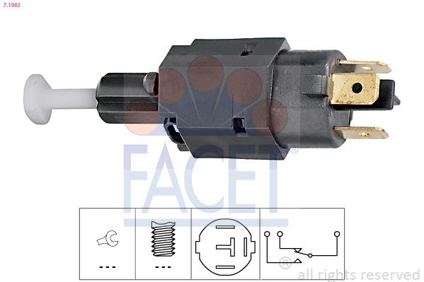 Image of FACET 7.1082 Brake Light Switch