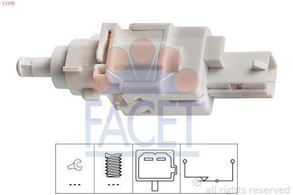 Image of FACET 7.1179 Brake Light Switch