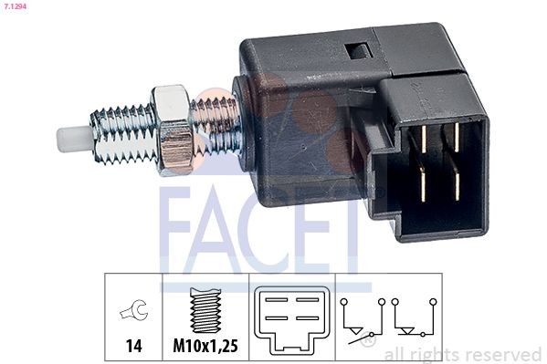 Image of FACET 7.1294 Brake Light Switch
