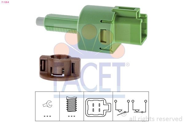 Image of FACET 7.1254 Brake Light Switch