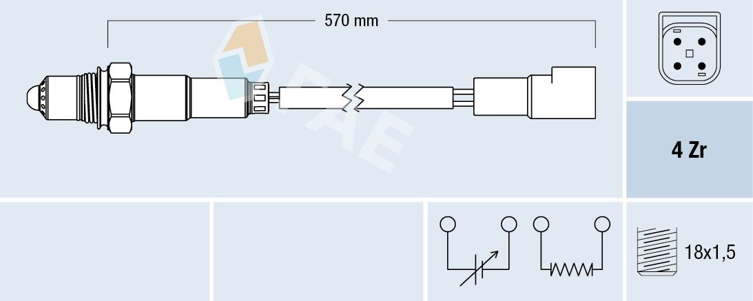 Image of FAE 25100 Brake Light Switch