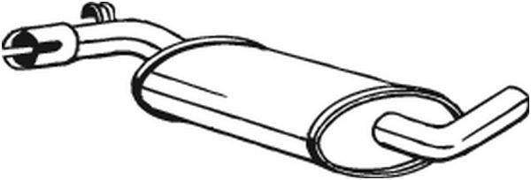 Image of BOSAL 233-361 Middle silencer