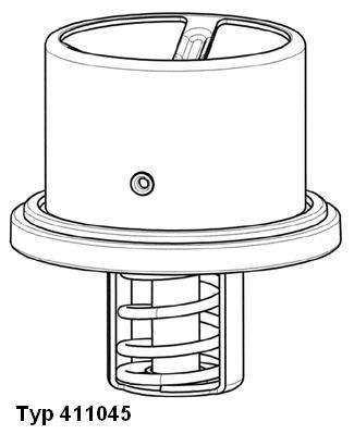 WAHLER 411045.82D Termostat, żrodek chłodzący-Zdjęcie-0