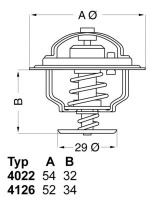WAHLER 4126.88 Termostat, żrodek chłodzący-Zdjęcie-0