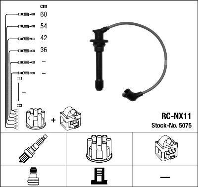 Image of NGK 5075 Ignition Cable Kit