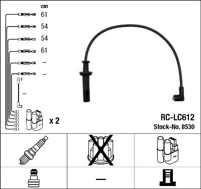 Image of NGK 8530 Ignition Cable Kit