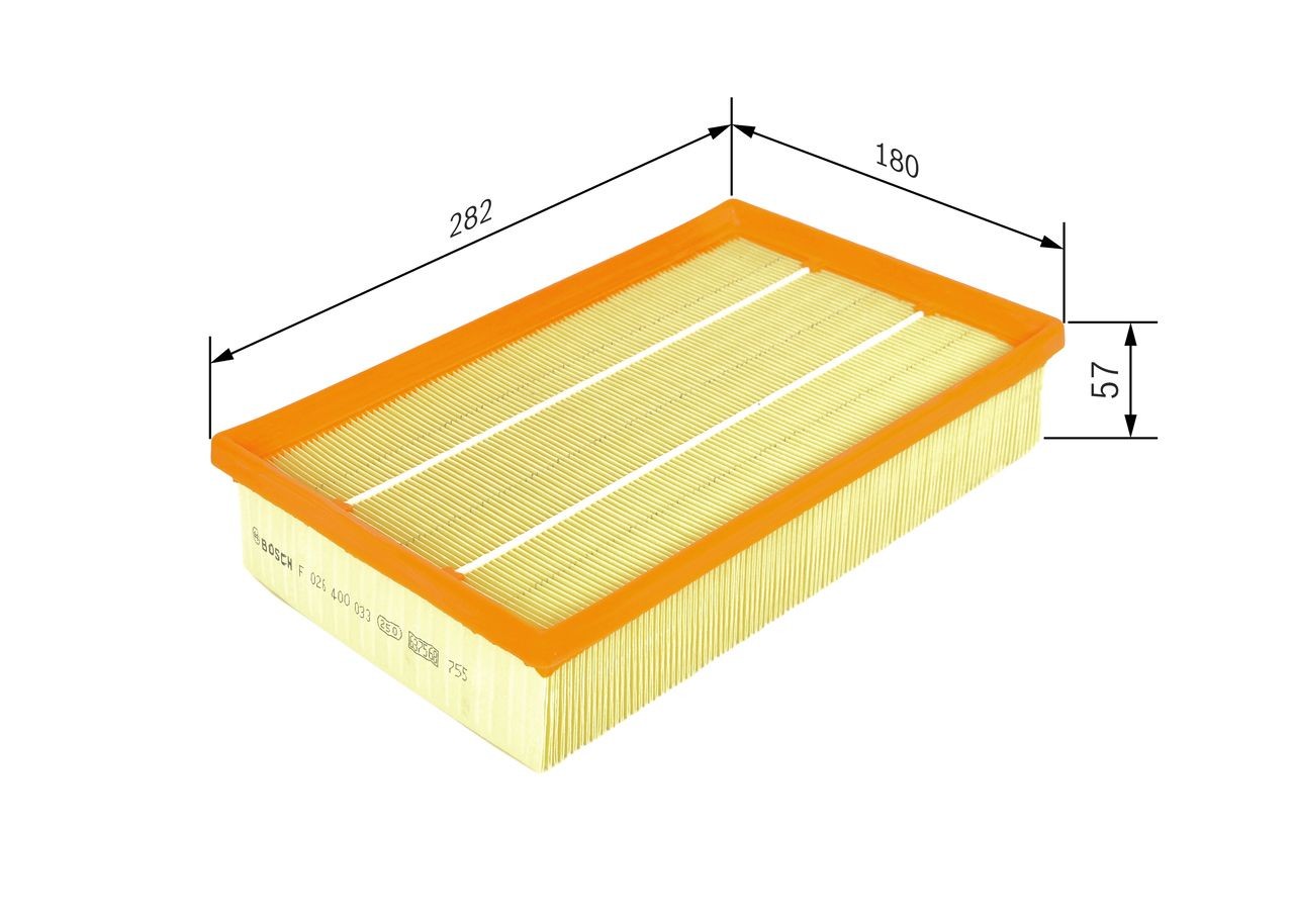 Image of BOSCH F 026 400 033 Air filter