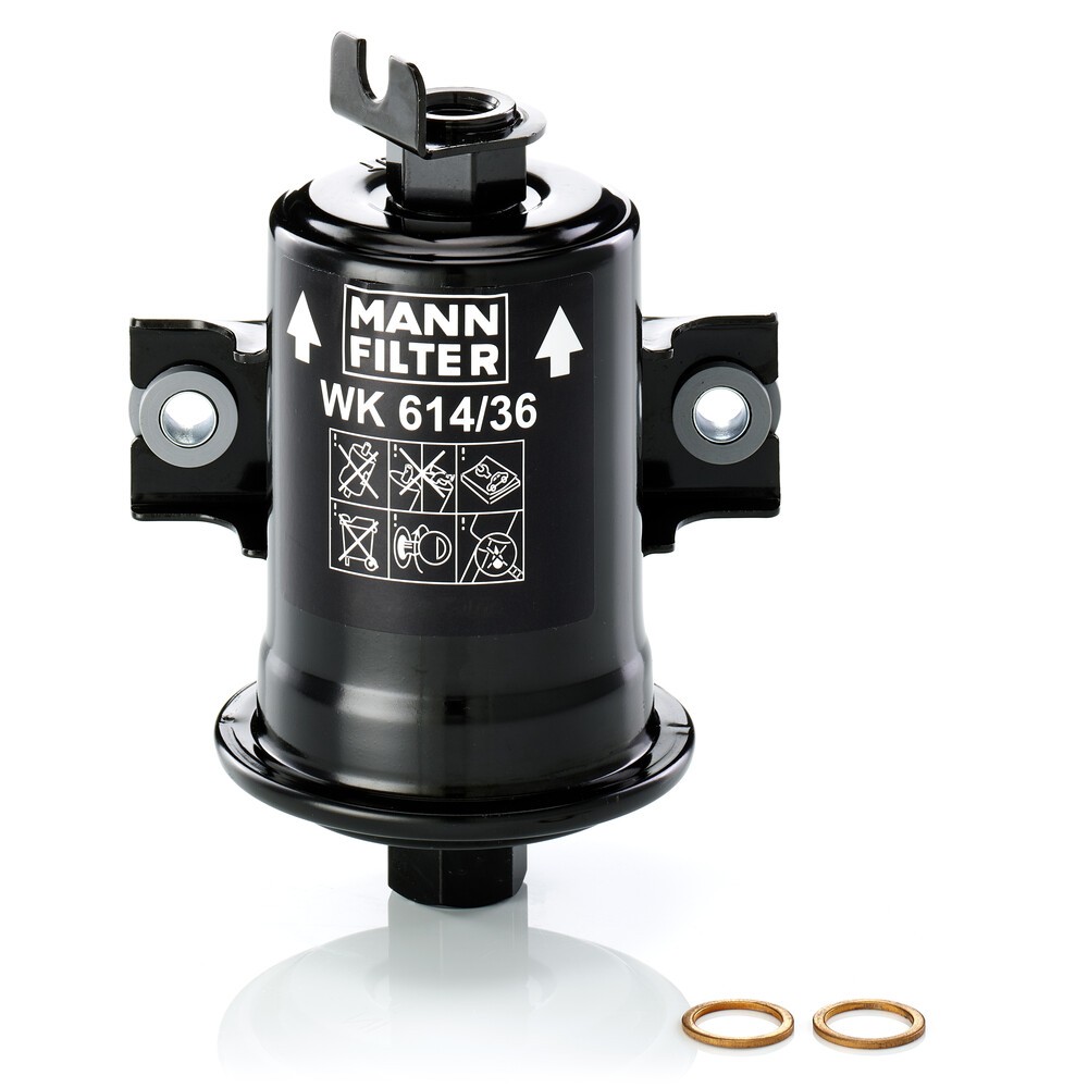 Image of MANN-FILTER WK 614/36 x Fuel filter
