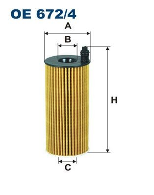Photos - Oil Filter Filtron OE 672/4  