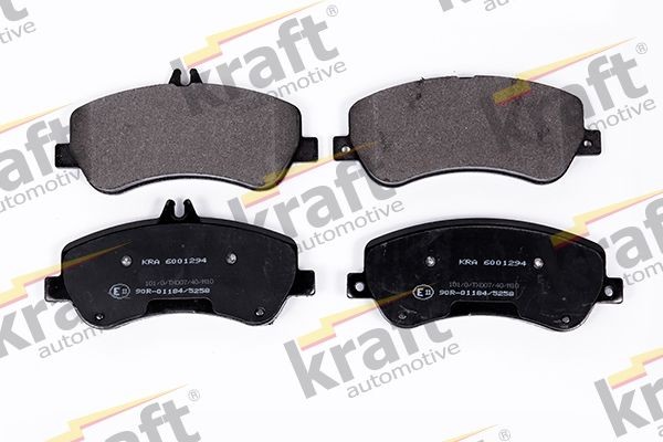 6001294 KRAFT Brake pad set MERCEDES-BENZ prepared for wear indicator, excl. wear warning contact