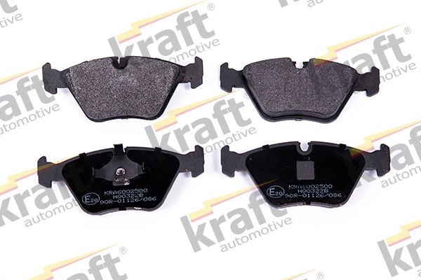 KRAFT Front Axle Height: 63,5mm, Width: 156,2mm Brake pads 6002500 buy