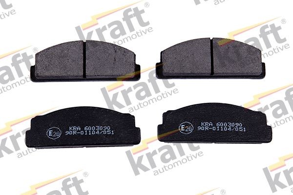 KRAFT senza contatto segnalazione usura Alt.: 39,0mm, Largh.: 108,8mm Pastiglie dei freni 6003090 acquisto online
