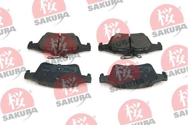 SAKURA 601-30-3540 Brake pad set 1 605 196