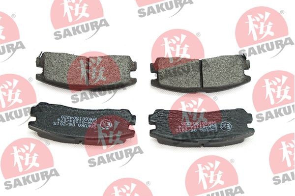 SAKURA 601-50-4220 Brake pad set MB858380