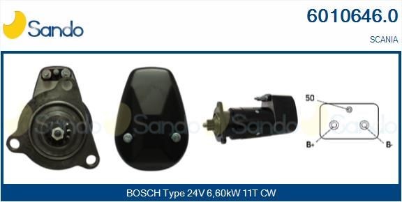 6010646.0 SANDO Anlasser SCANIA 2 - series