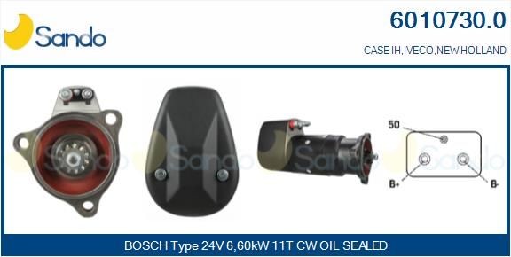 6010730.0 SANDO Anlasser für IVECO online bestellen