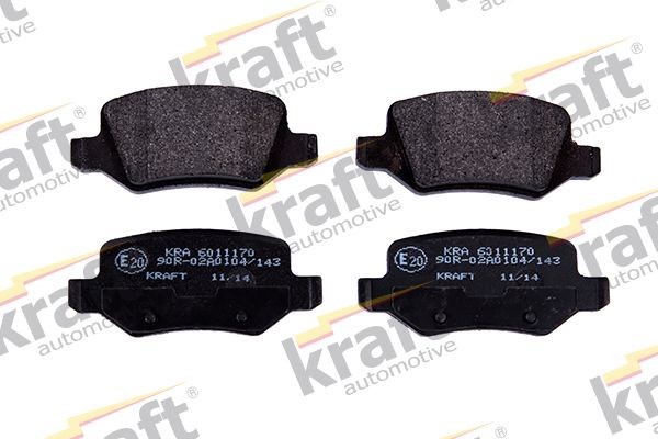 KRAFT Assale posteriore Alt.: 41,5mm, Largh.: 95,6mm Pastiglie dei freni 6011170 acquisto online