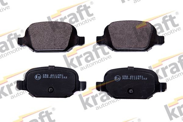 Fiat DOBLO Set of brake pads 10005016 KRAFT 6011551 online buy