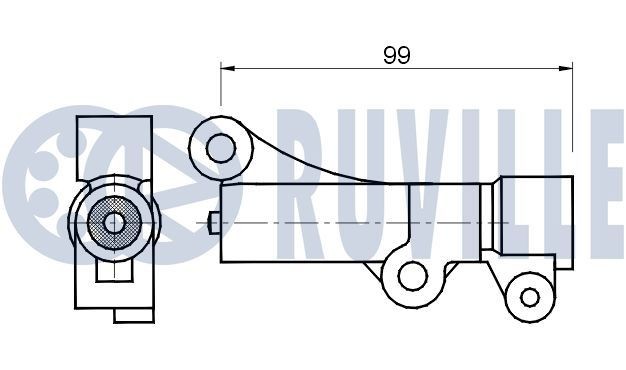 RUVILLE 60198Z Kühlerschlauch für MERCEDES-BENZ AXOR LKW in Original Qualität