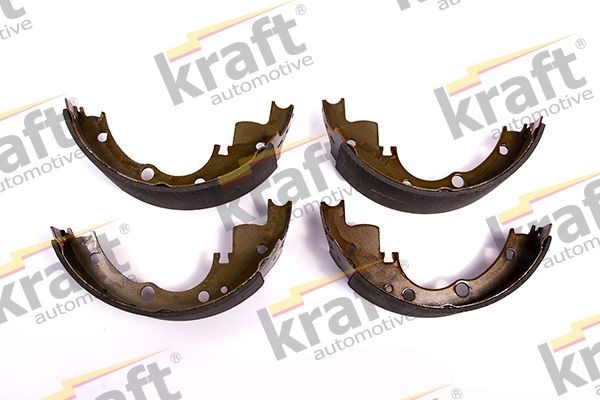 KRAFT Rear Axle, Ø: 254,0 x 89,0 mm, without lever Width: 89,0mm Brake Shoes 6023050 buy